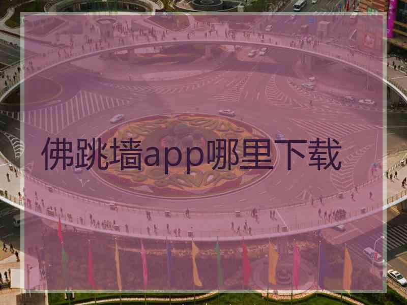 佛跳墙app哪里下载