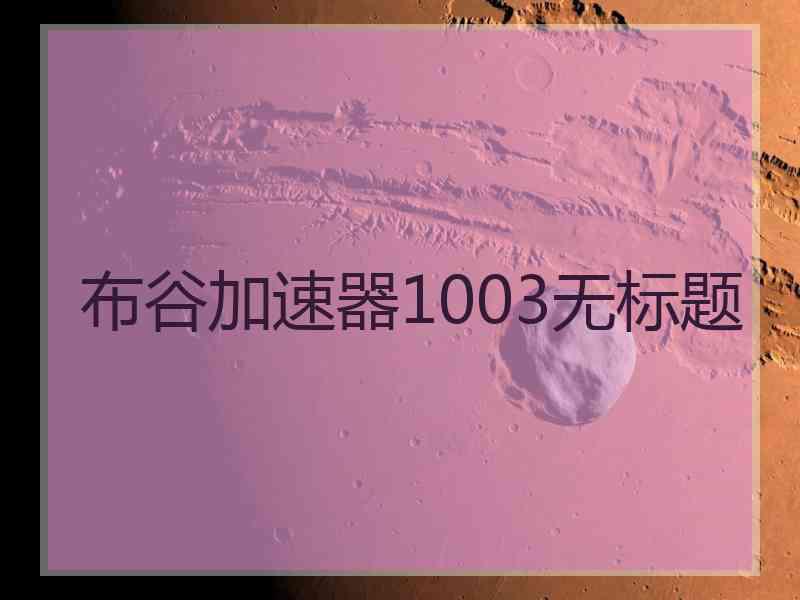 布谷加速器1003无标题