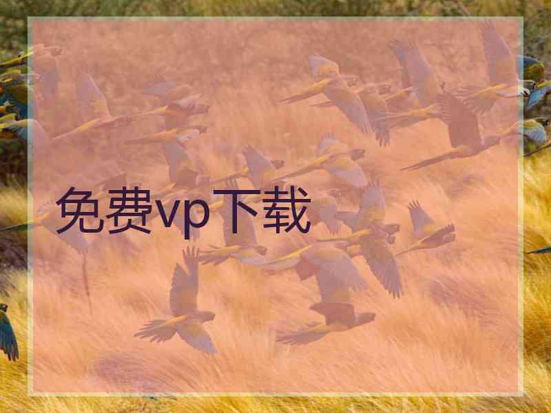 免费vp下载