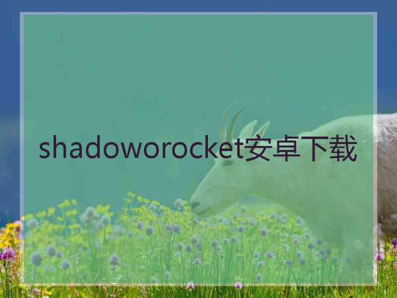 shadoworocket安卓下载