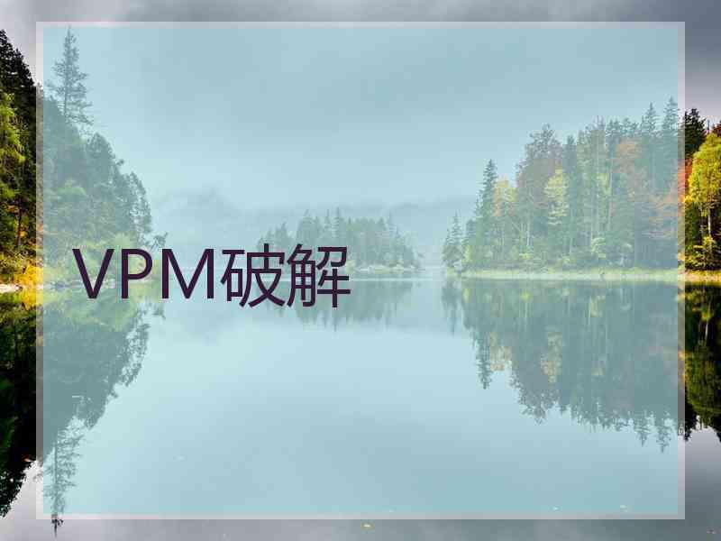 VPM破解