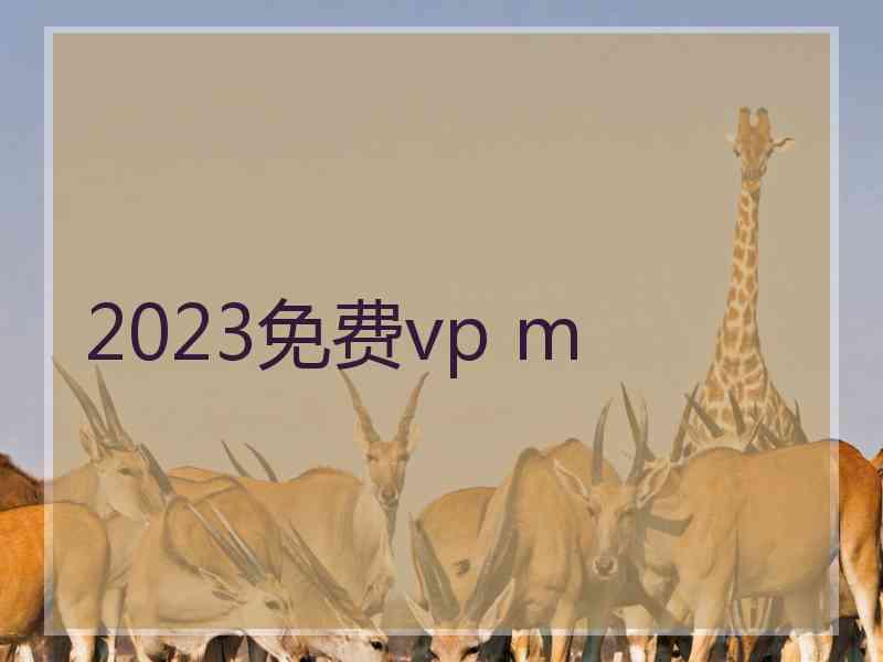 2023免费vp m