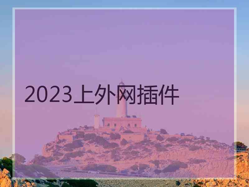 2023上外网插件