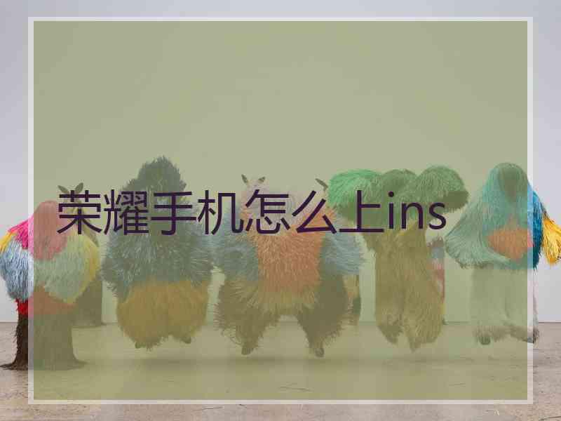 荣耀手机怎么上ins