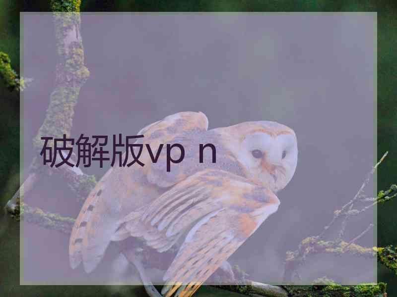 破解版vp n