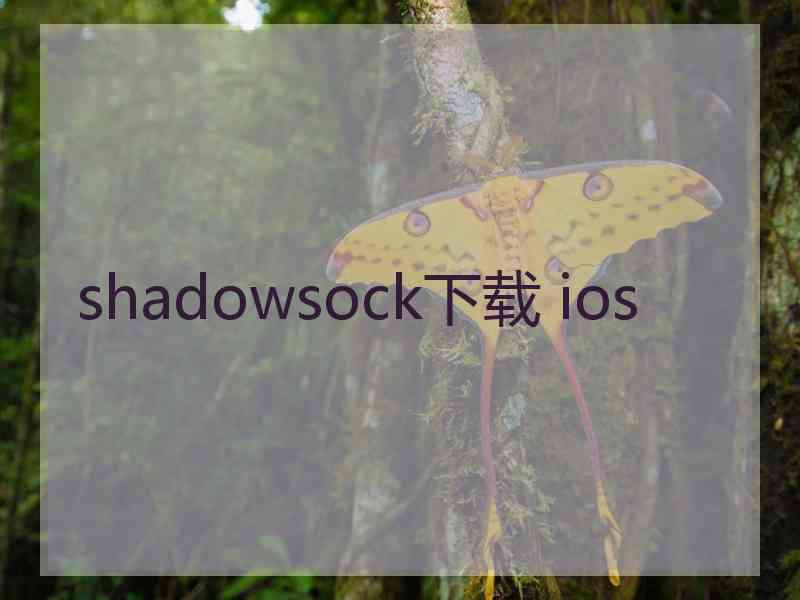 shadowsock下载 ios