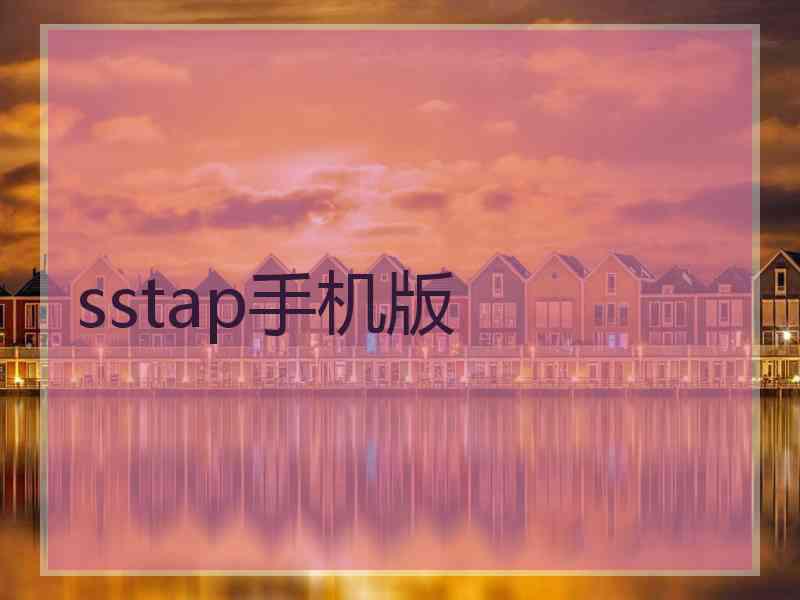 sstap手机版