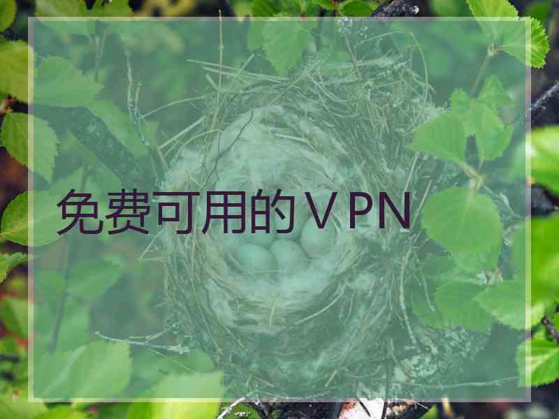 免费可用的ⅤPN